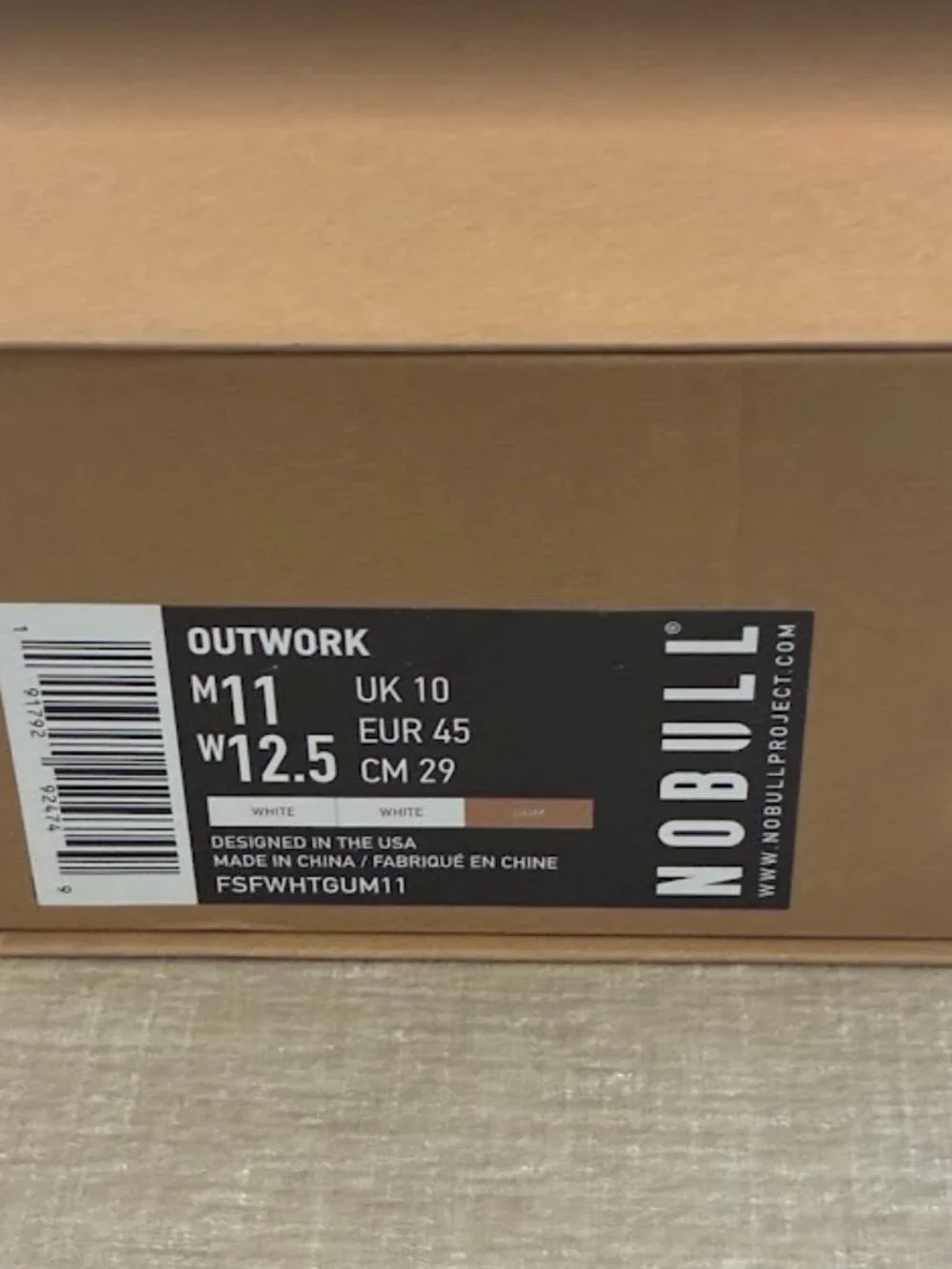 $150 NWT NoBull OUTWORK Shoe – Men’s 11